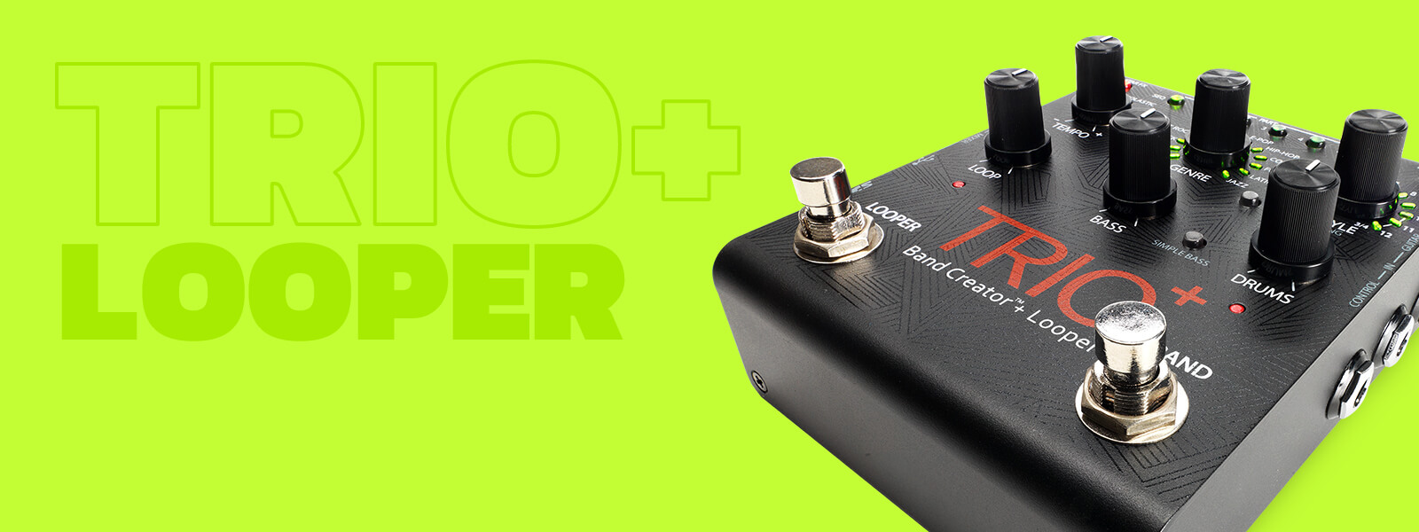 Trio looper deals pedal