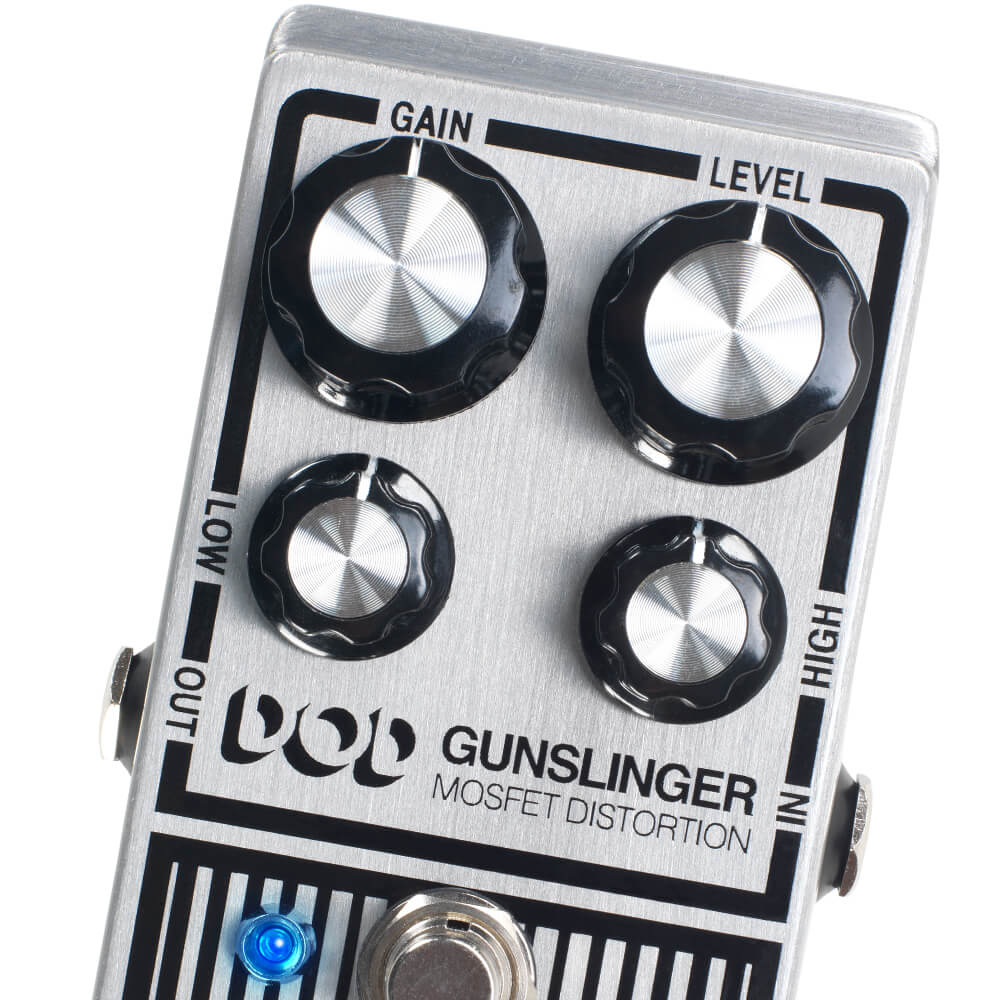 DOD Gunslinger distortion and overdrive guitar pedal
