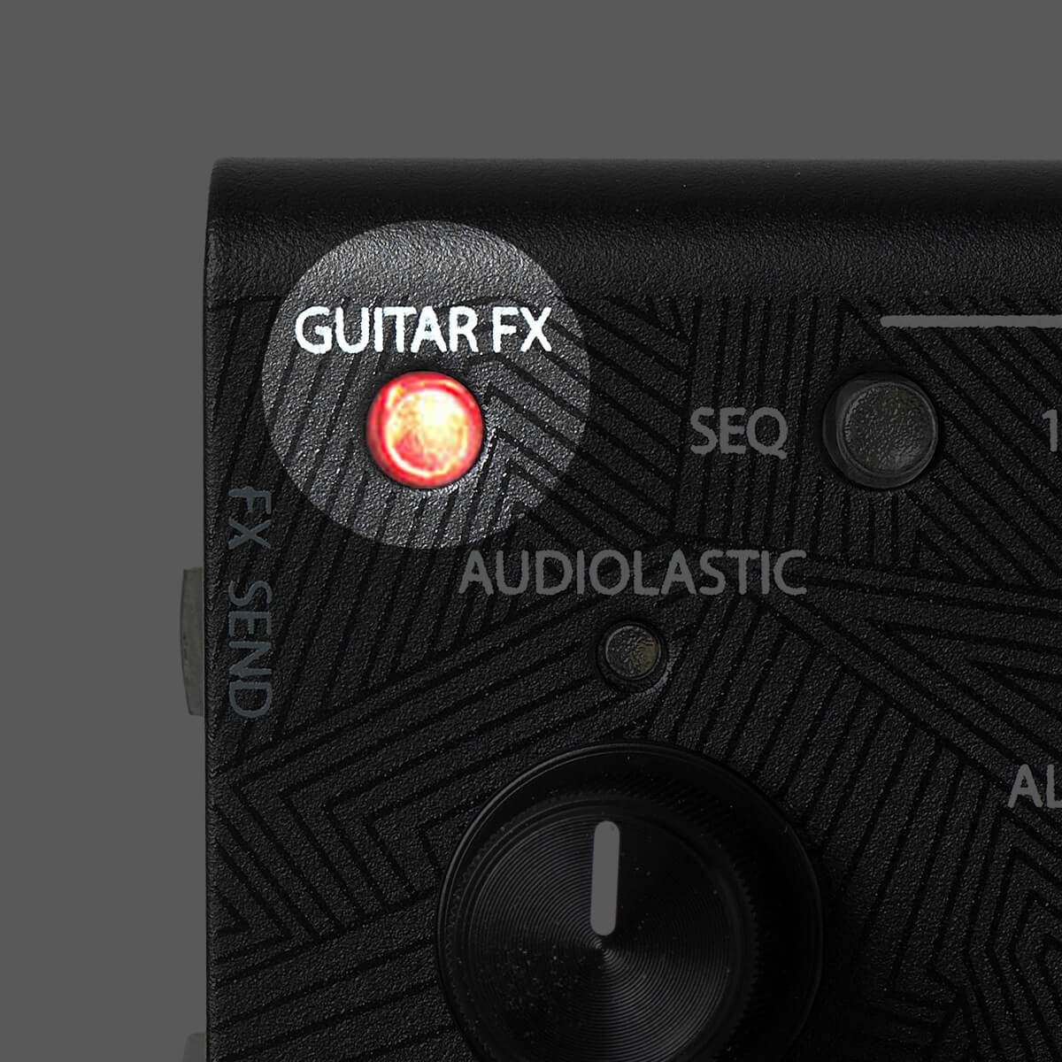 DigiTech Trio+ band creator guitar fx button close up