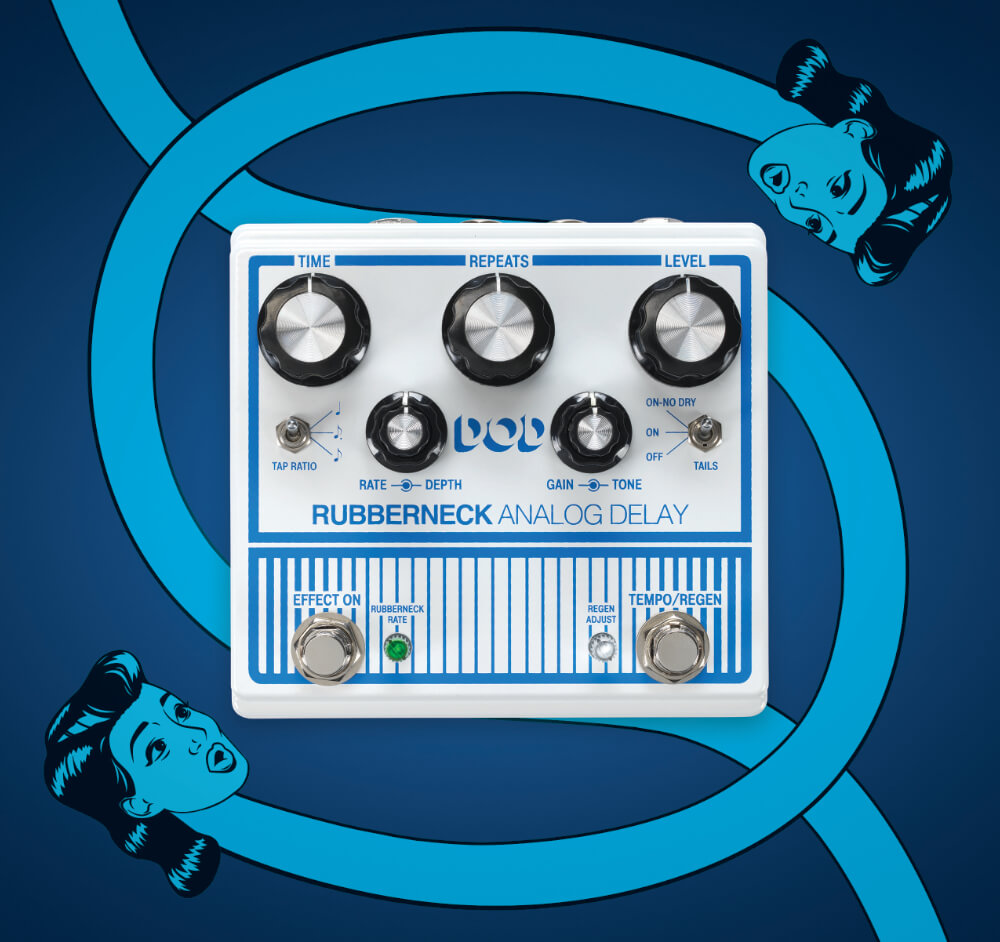 DOD Rubberneck Analog Delay pedal