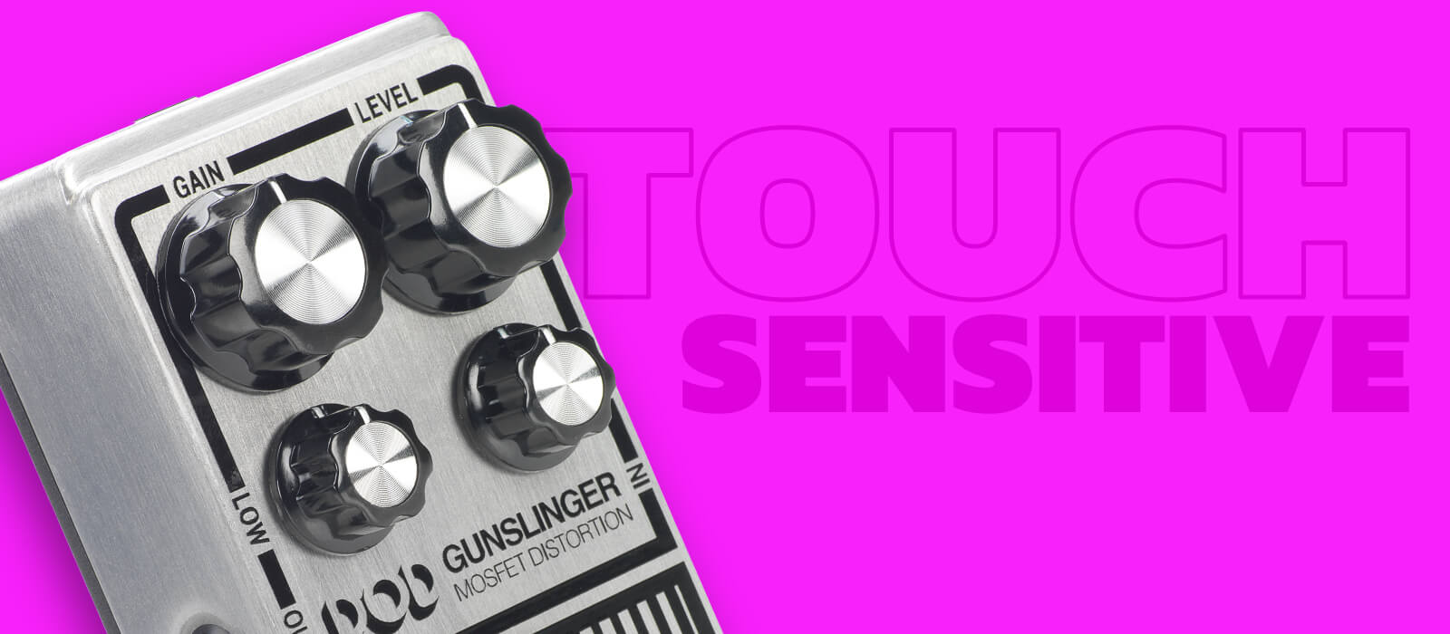 DOD Gunslinger distortion and overdrive guitar pedal