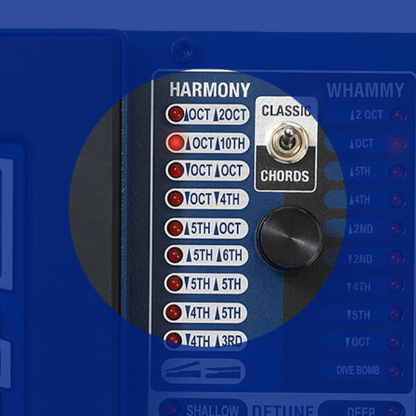 DigiTech Bass Whammy harmony LEDs
