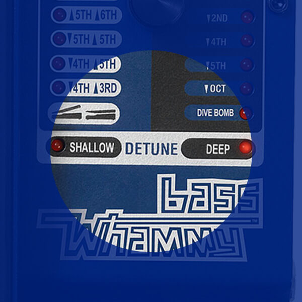 DigiTech Bass Whammy pedal tune LEDs