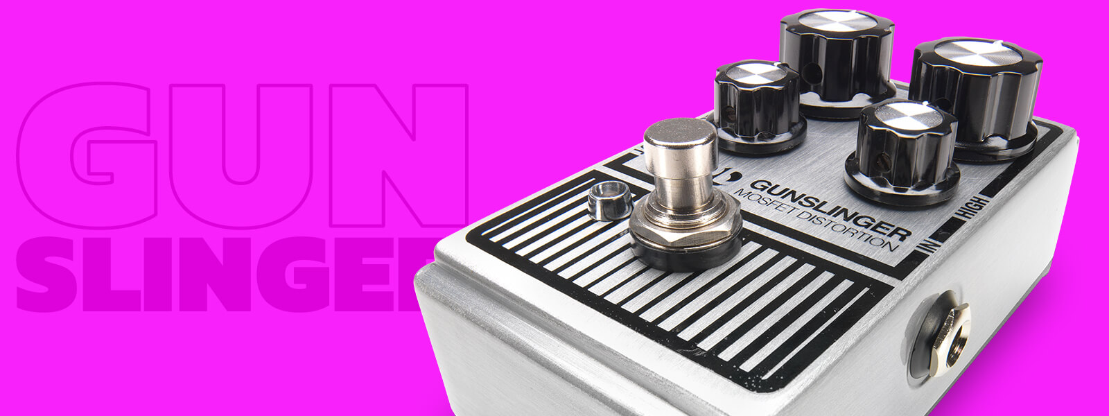 DOD Gunslinger distortion and overdrive guitar pedal